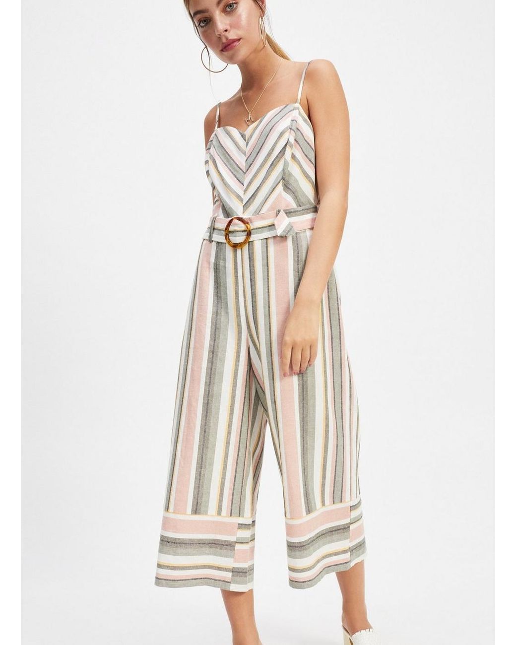 petite linen jumpsuit