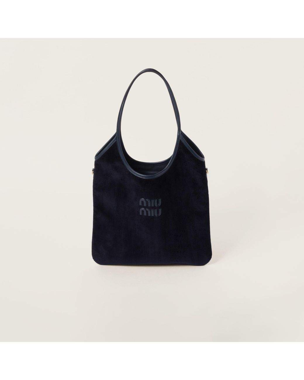 Miu Miu Ivy Corduroy Bag in Blue | Lyst