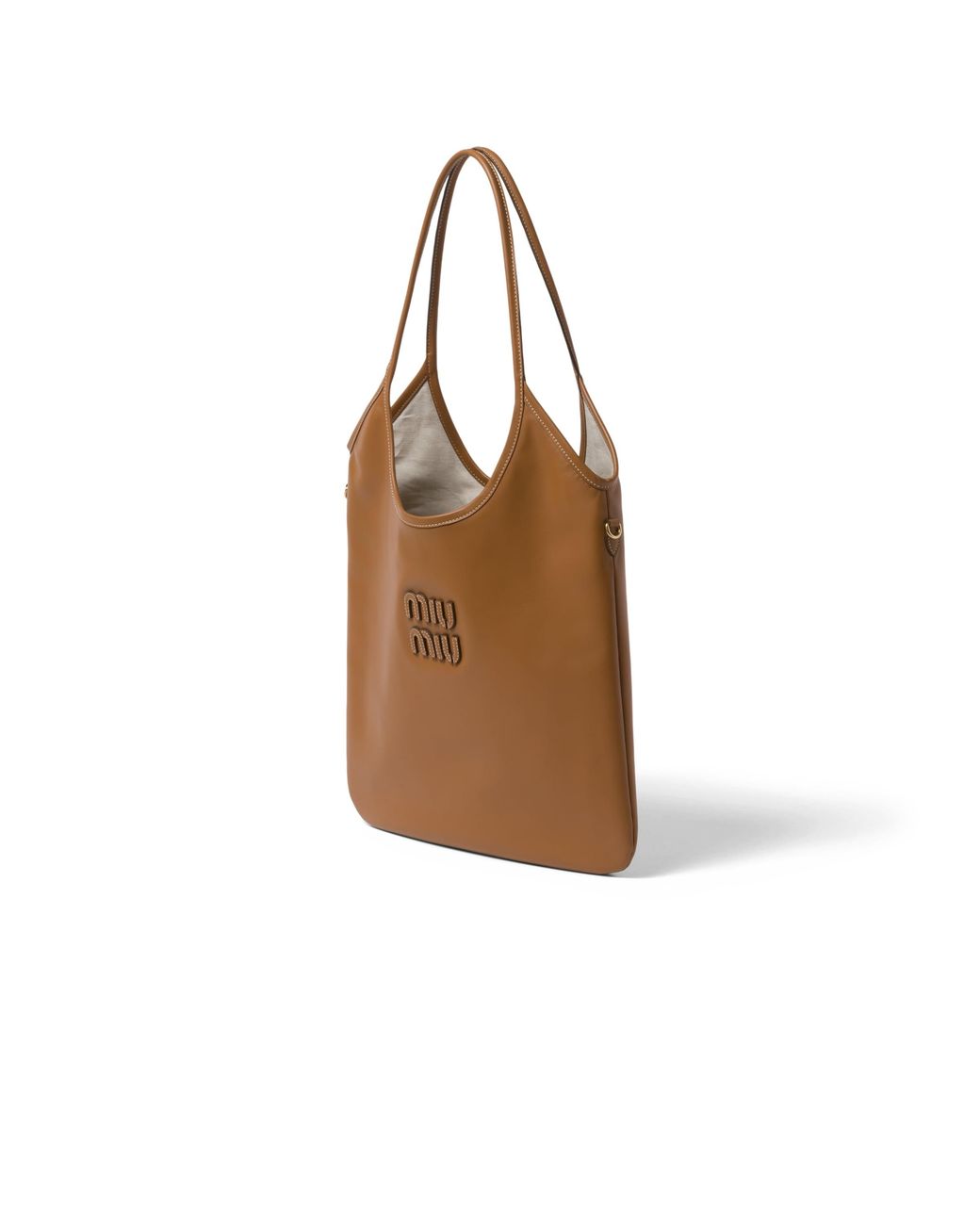 Miu Miu Brown Ivy Leather Bag