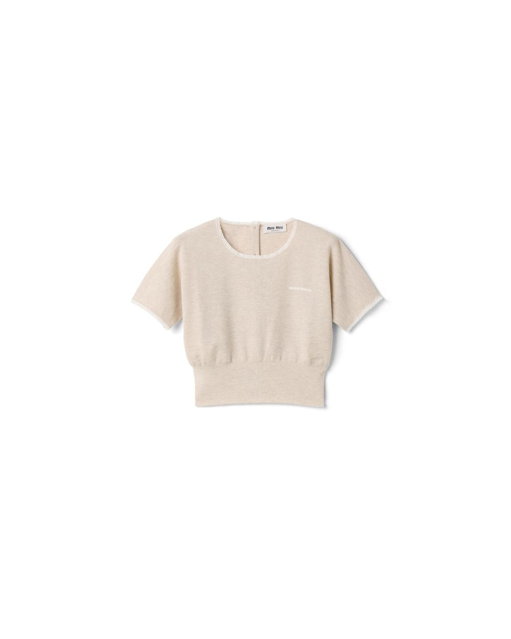 Miu Miu Natural Cashmere Sweater