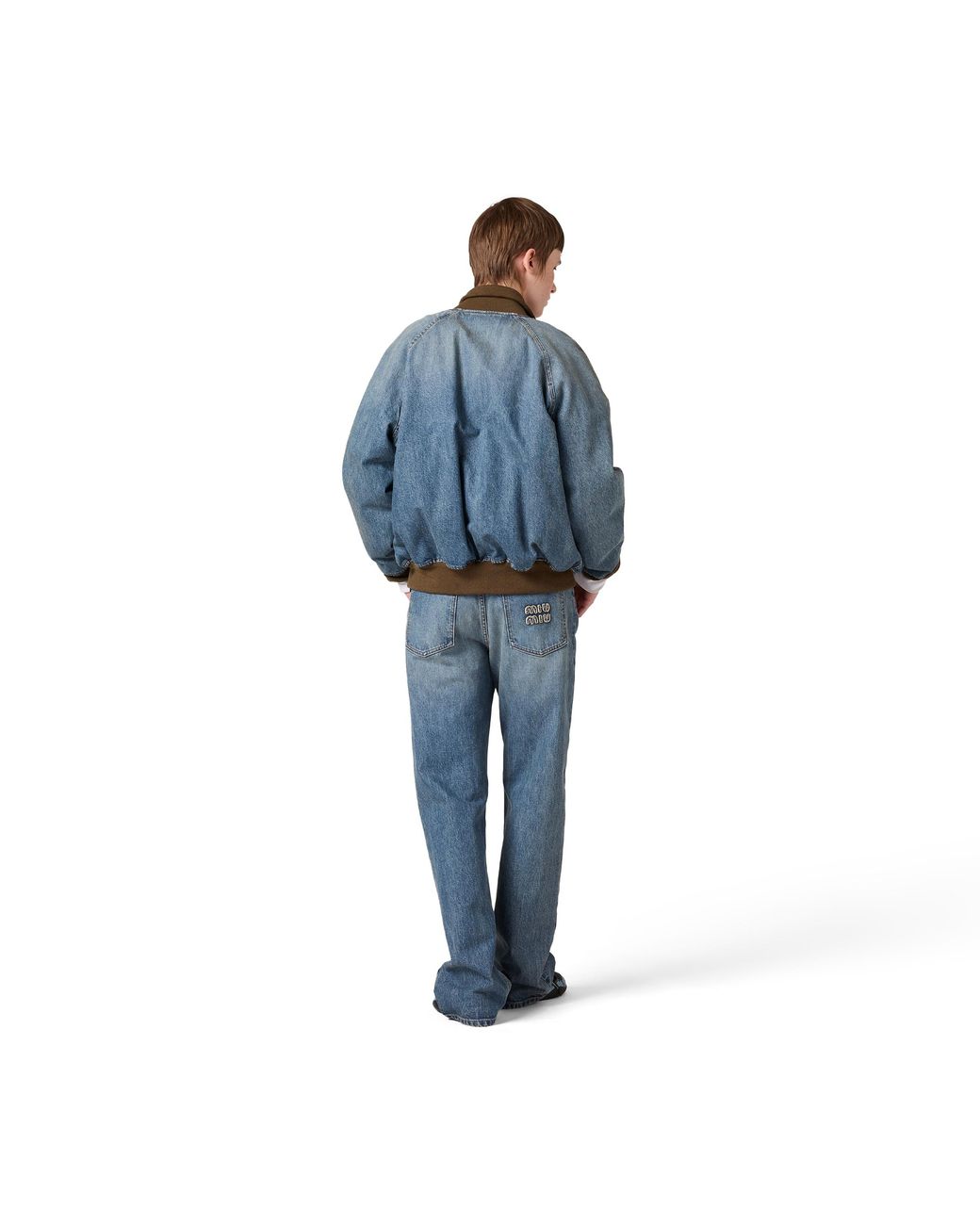 Miu Miu Blue Denim Trousers