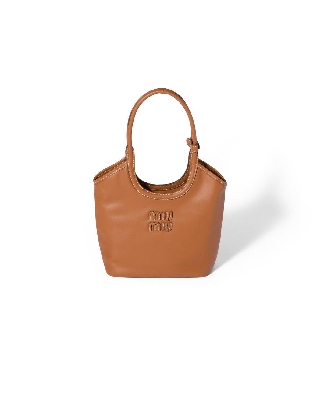 Miu Miu Brown Ivy Leather Bag