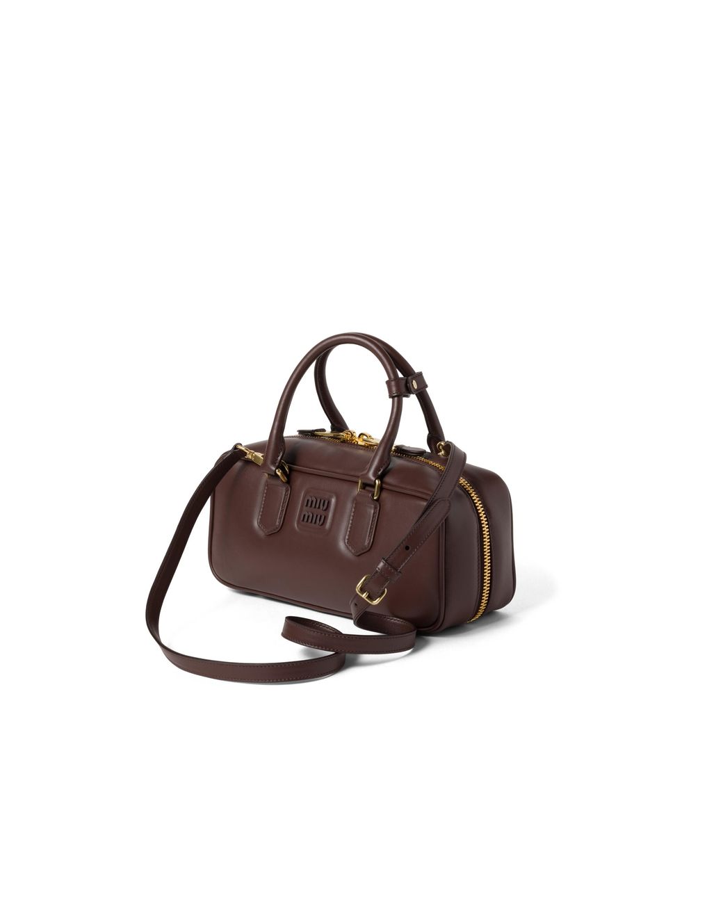 Miu Miu Brown Arcadie Leather Bag