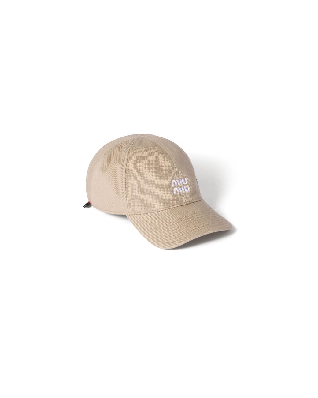 Miu Miu Natural Denim Baseball Cap