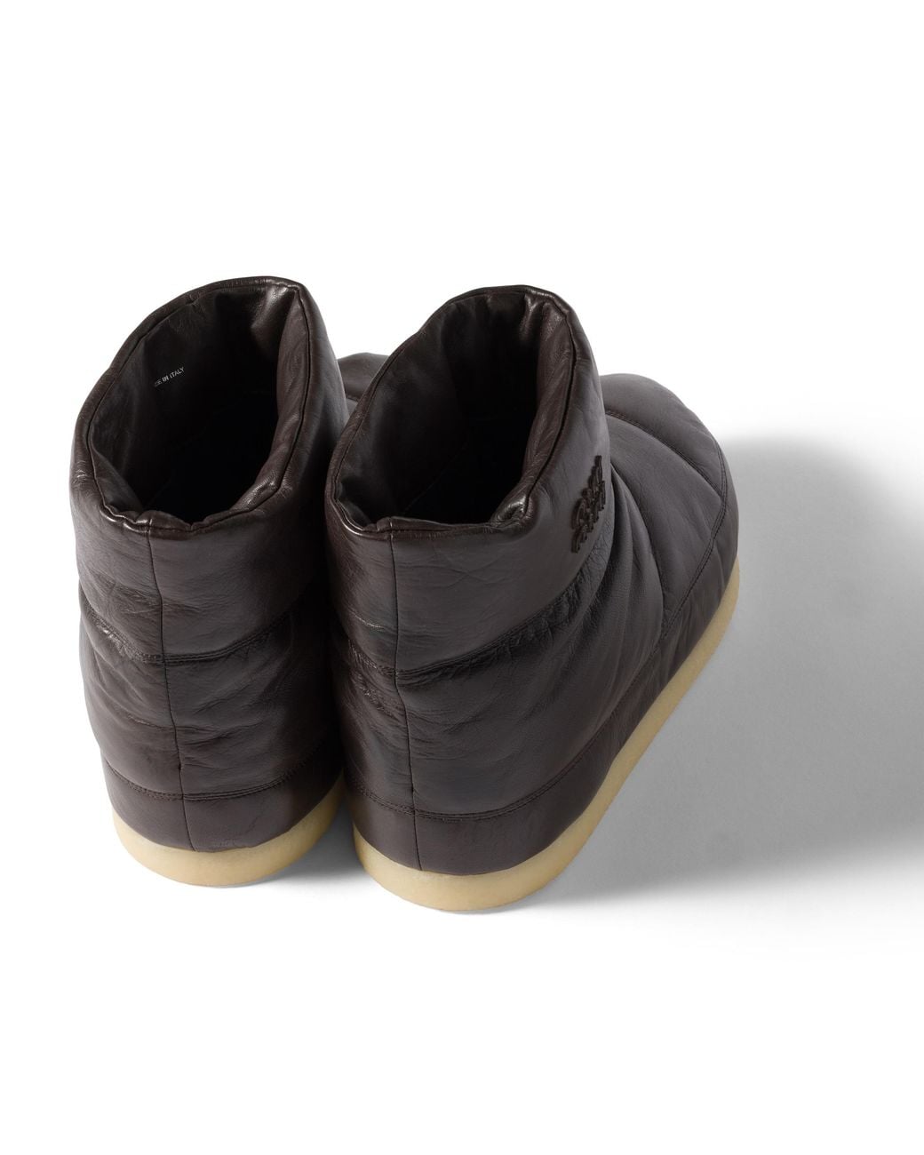 Miu Miu Black Padded Nappa Leather Booties
