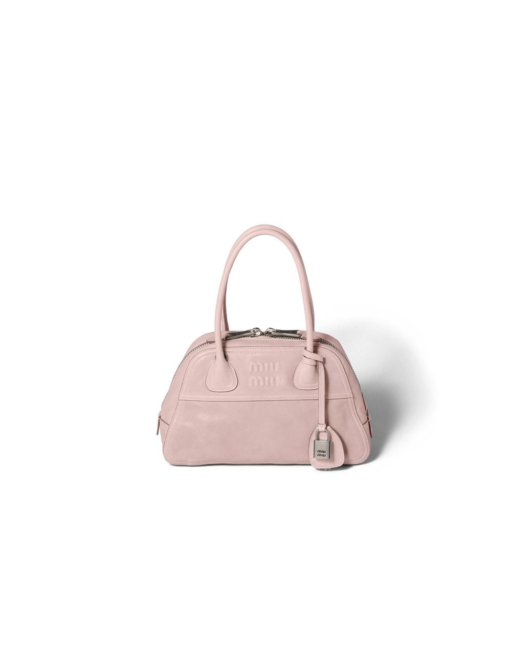 Miu Miu Pink Vivant Nappa Leather Bag