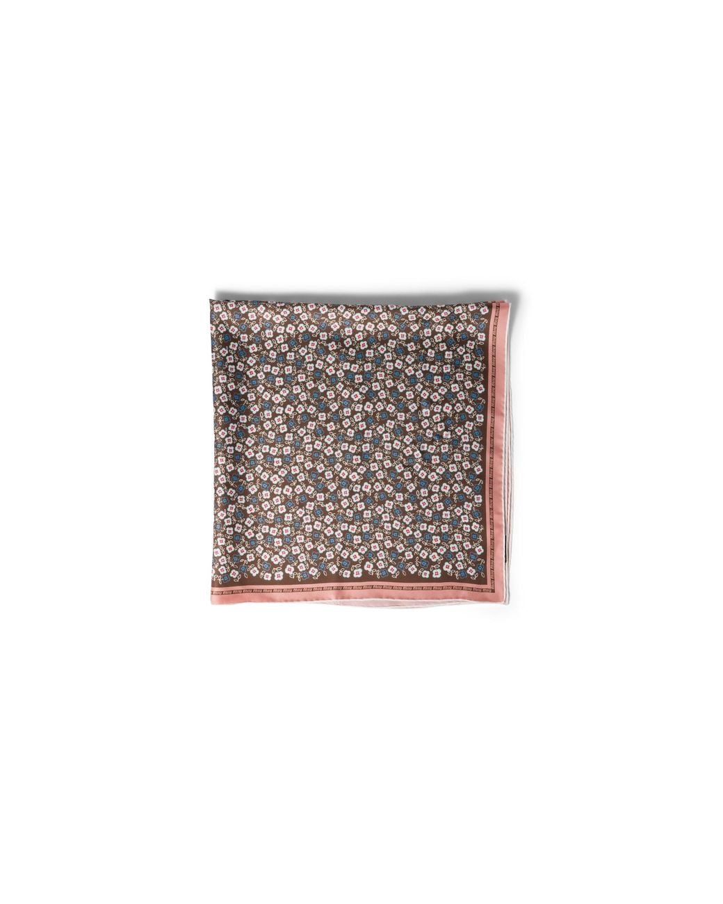 Miu Miu Gray Printed Twill Scarf