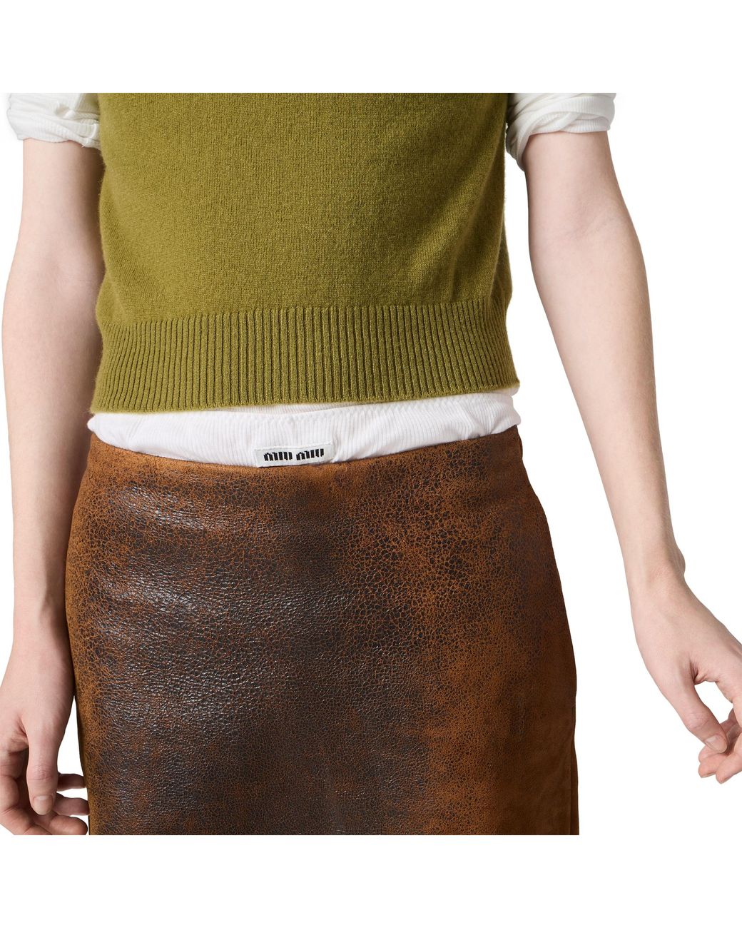 Miu Miu Green Cashmere Sweater