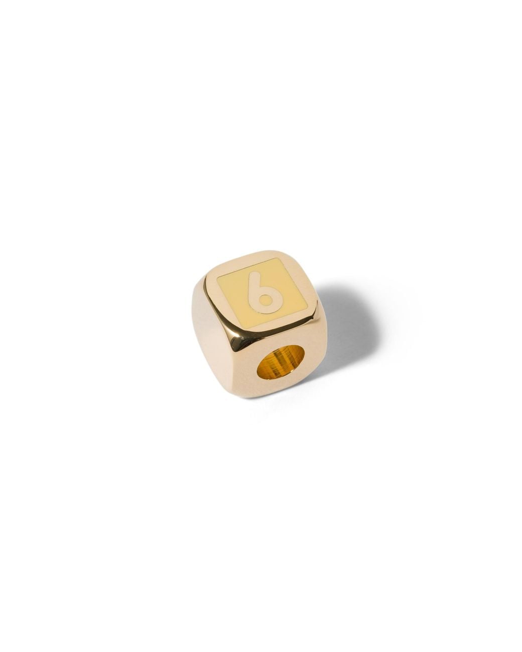 Miu Miu Metallic Enameled Metal Dice Charm