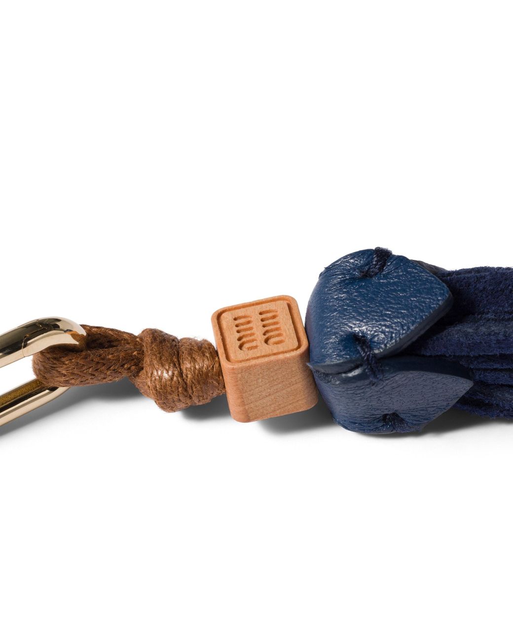 Miu Miu Blue Leather Micro Trick