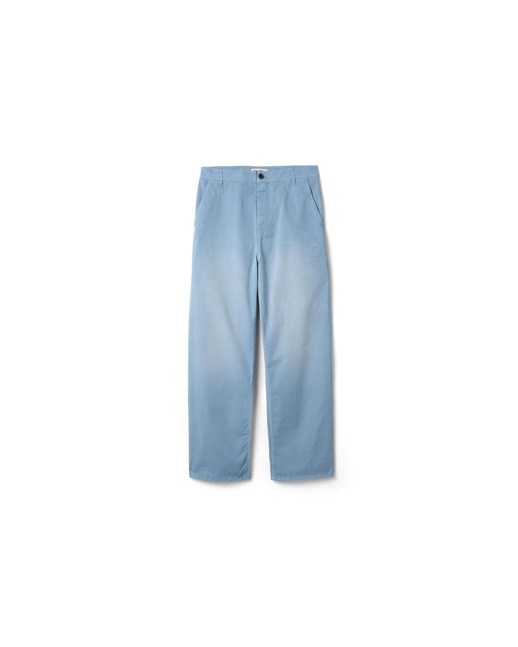 Miu Miu Blue Garment-Dyed Twill Pants