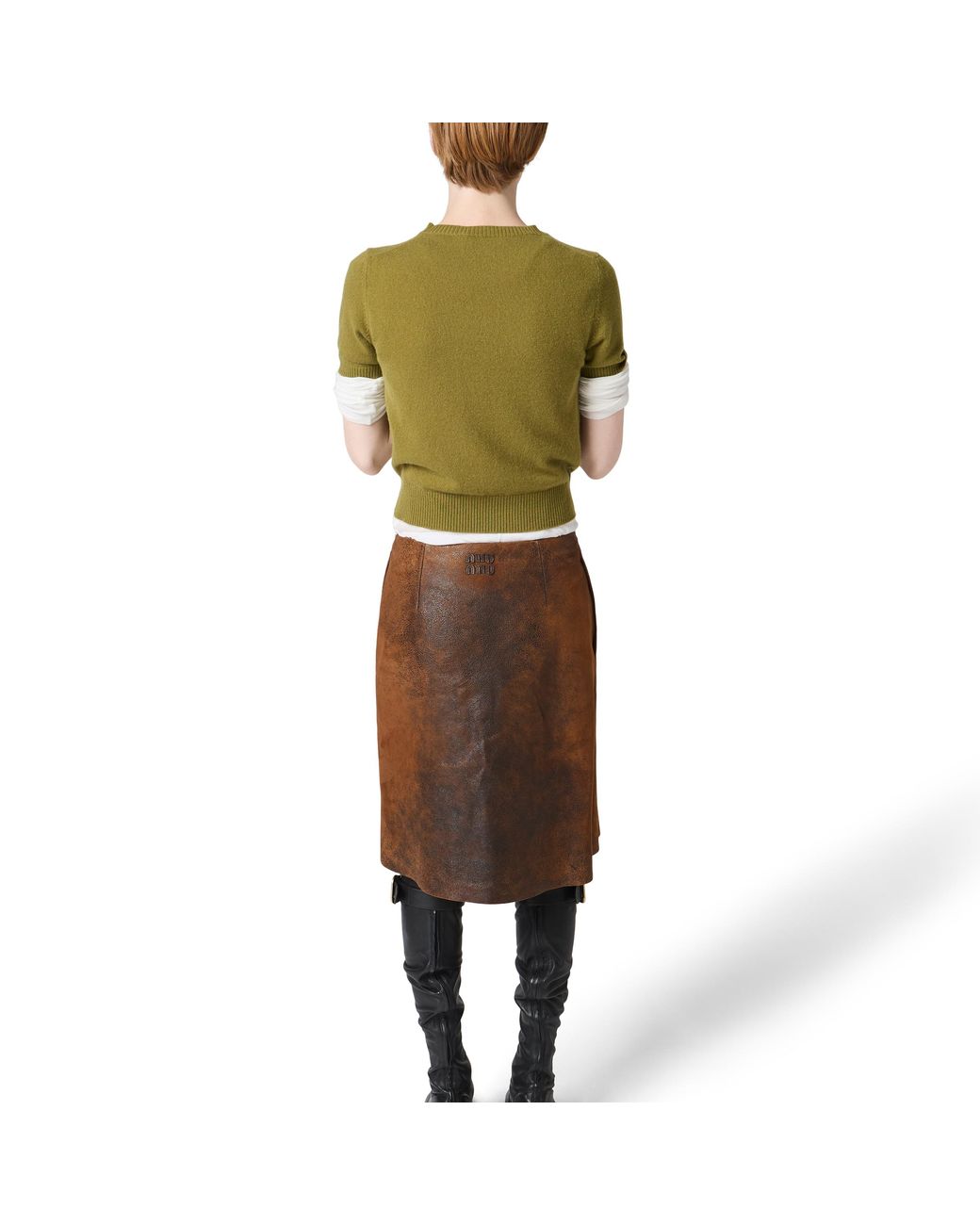 Miu Miu Green Cashmere Sweater
