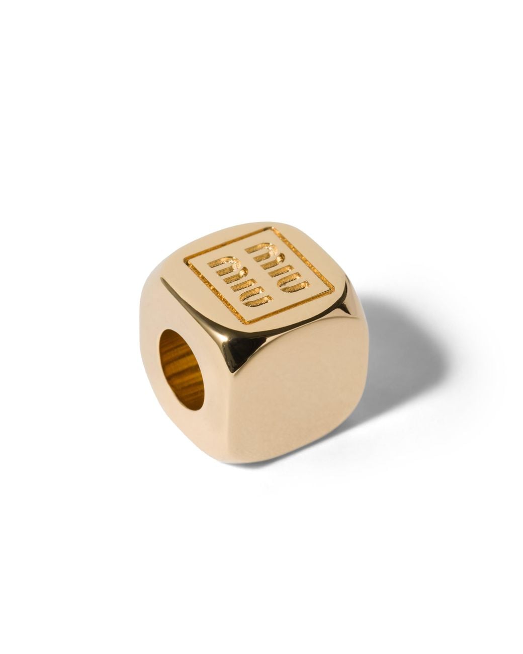 Miu Miu Metallic Enameled Metal Dice Charm
