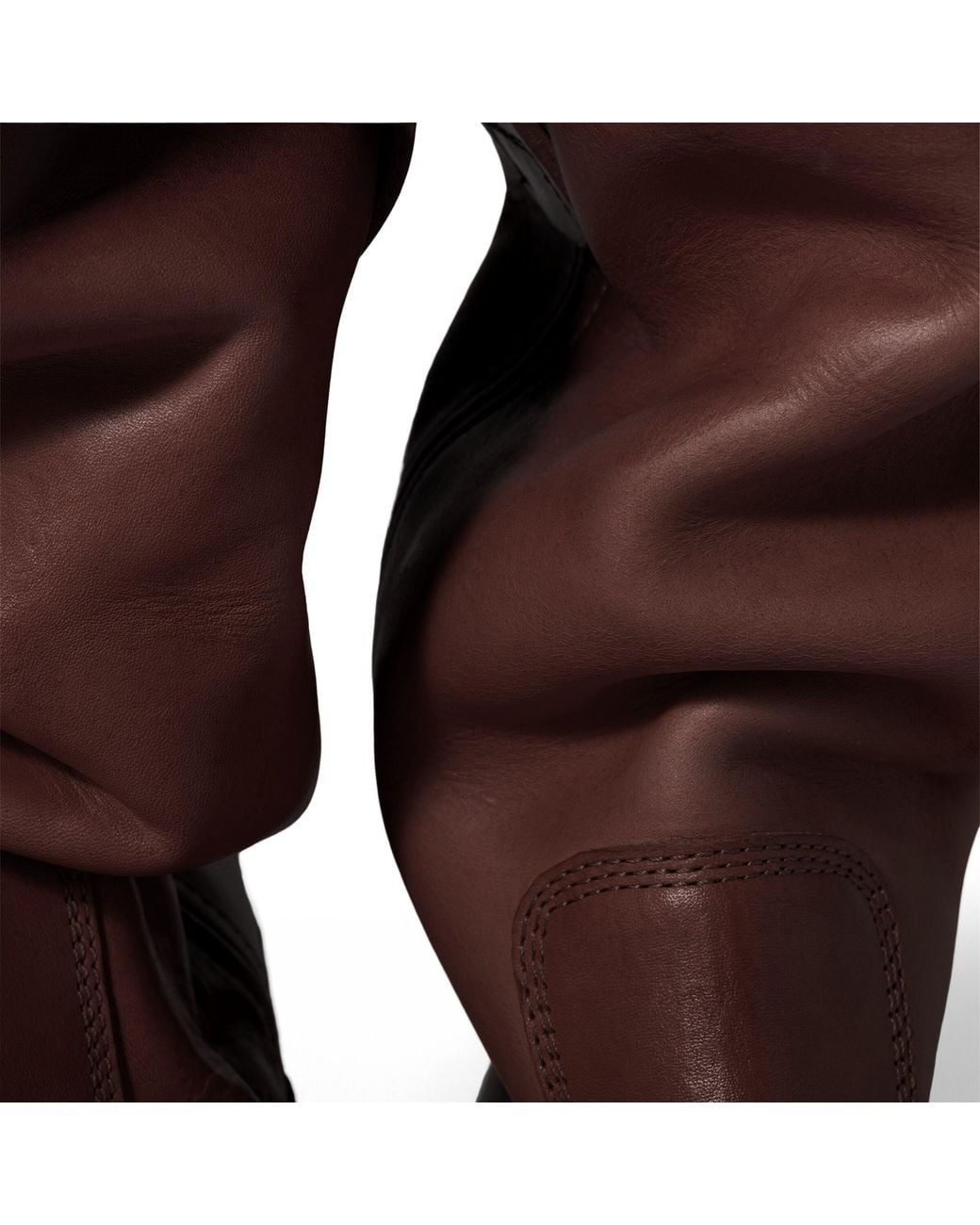 Miu Miu Brown Foule Leather Booties