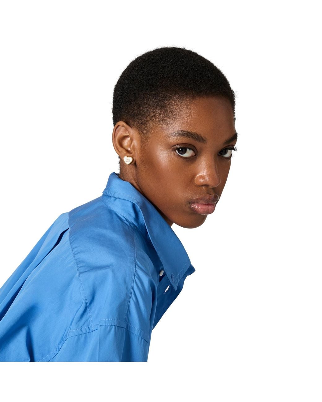 Miu Miu Metallic Metal Earrings