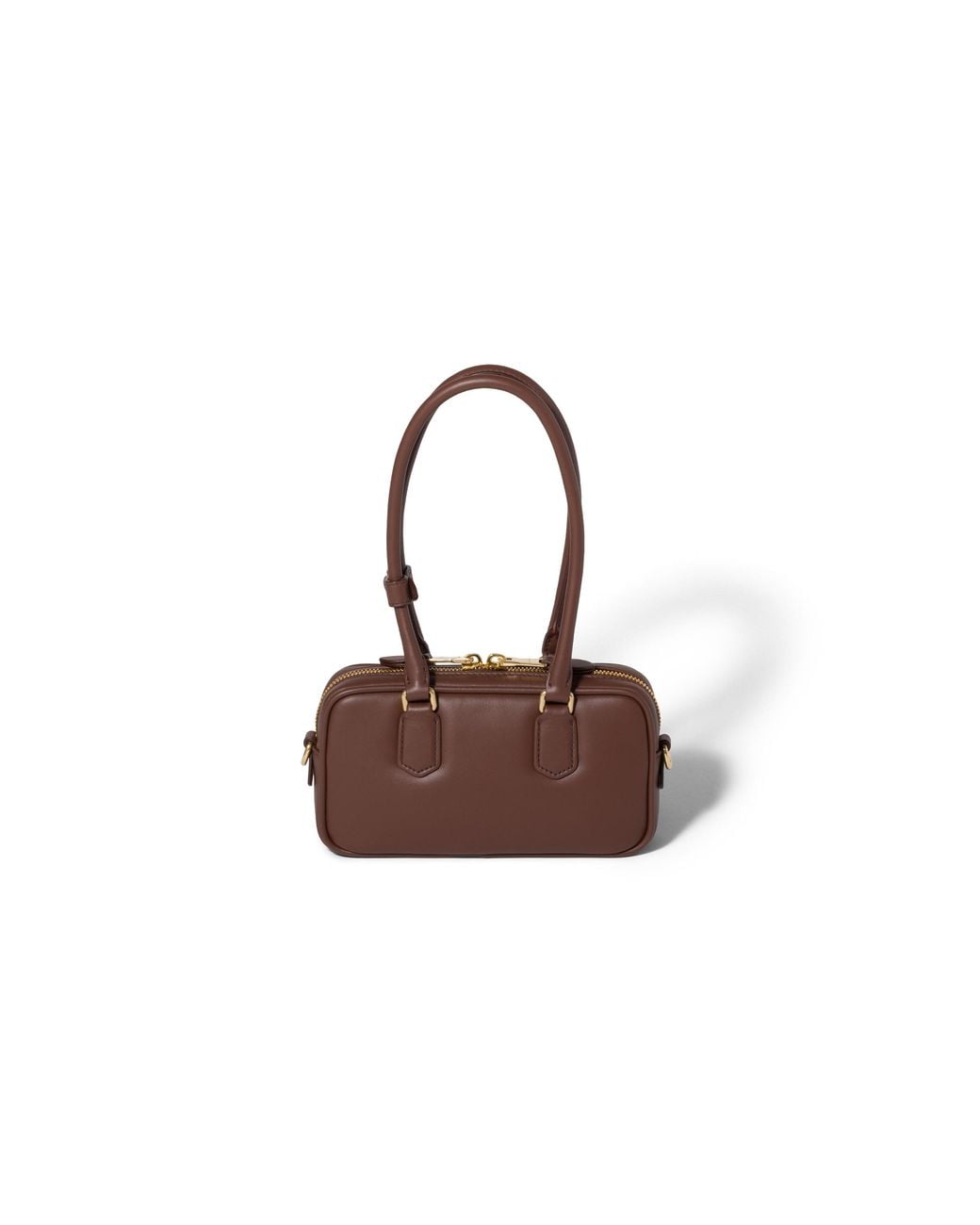 Miu Miu Brown Arcadie Leather Mini-Bag