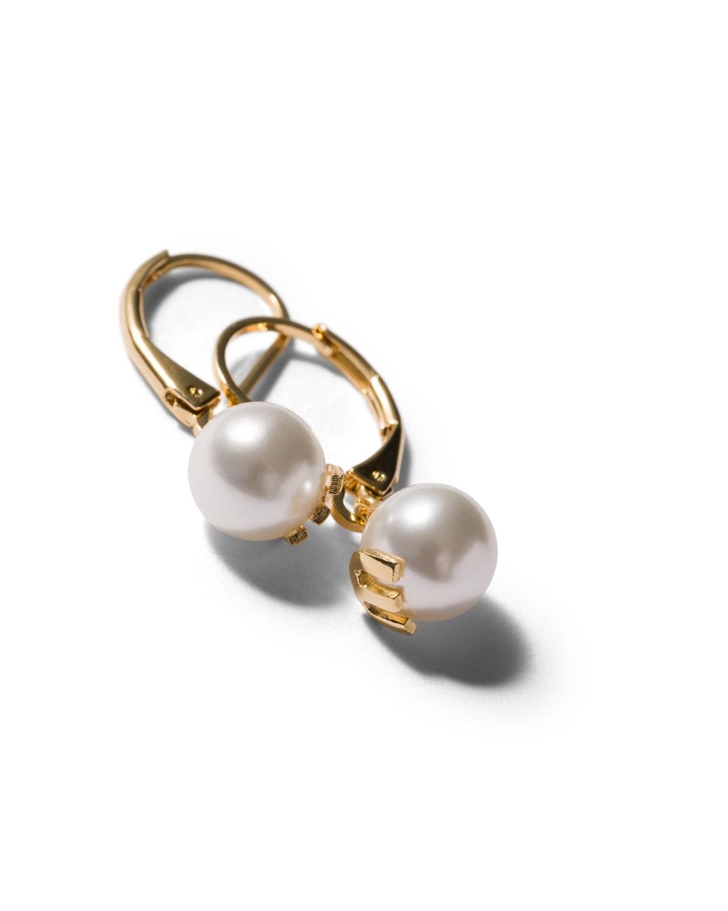 Miu Miu Metallic Metal Earrings