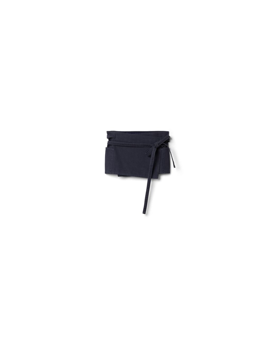 Miu Miu Blue Garment-Dyed Gabardine Miniskirt