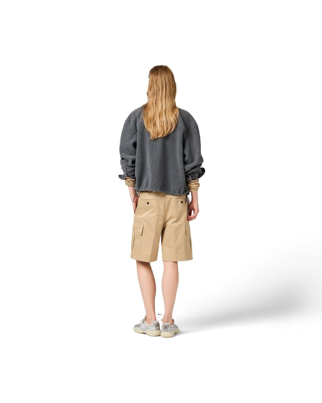 Miu Miu Natural Chino Bermudas