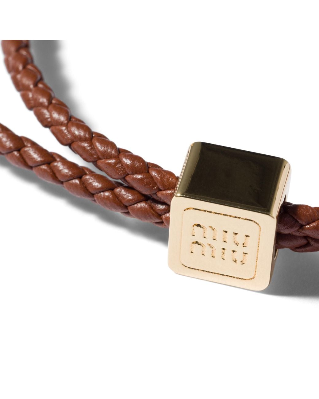 Miu Miu Multicolor Leather Bracelet