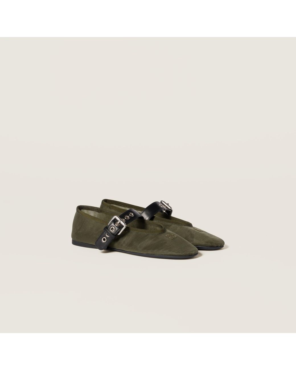miu-miu-Olive-Green-Mesh-