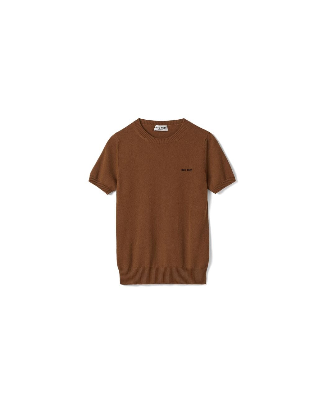 Miu Miu Brown Cashmere Sweater