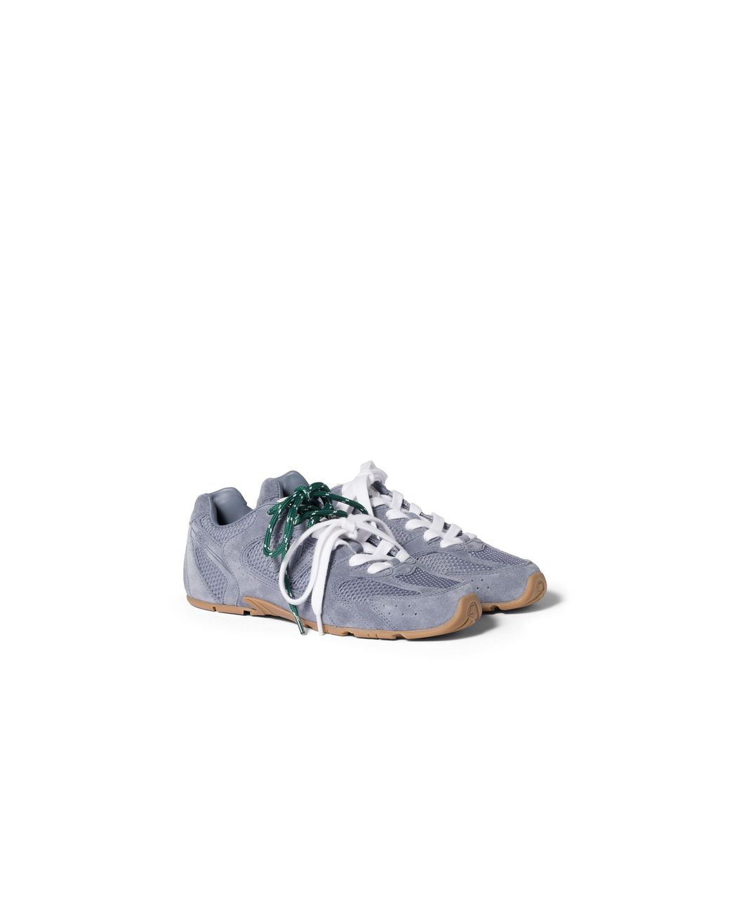 Miu Miu Blue New Balance X 530 Sl Suede And Mesh Sneakers