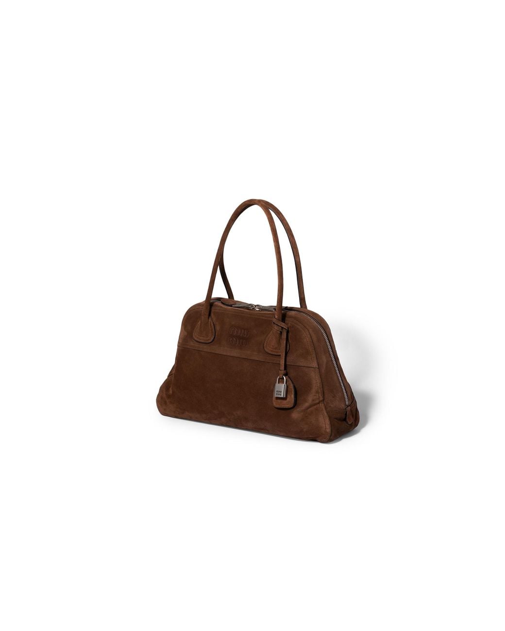 Miu Miu Brown Vivant Suede Bag