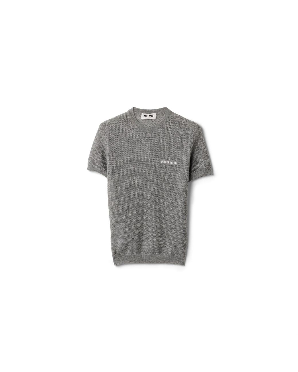 Miu Miu Gray Cashmere Sweater