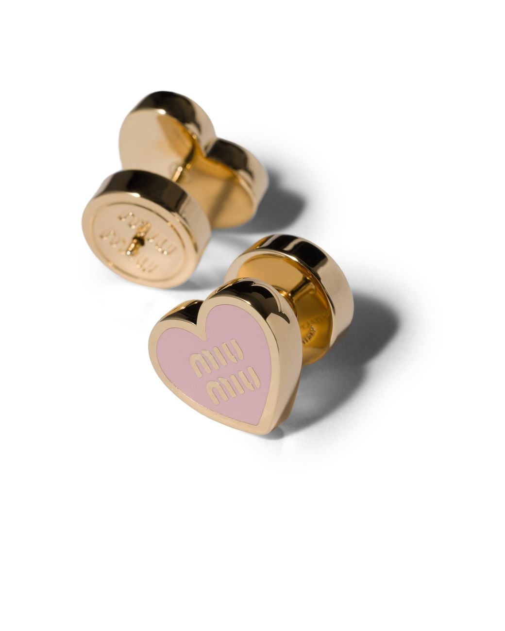 Miu Miu White Metal Earrings