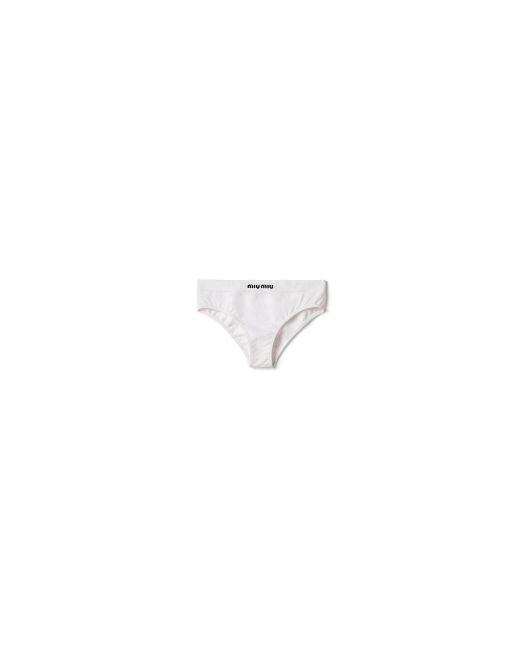 Miu Miu White Seamless Panties