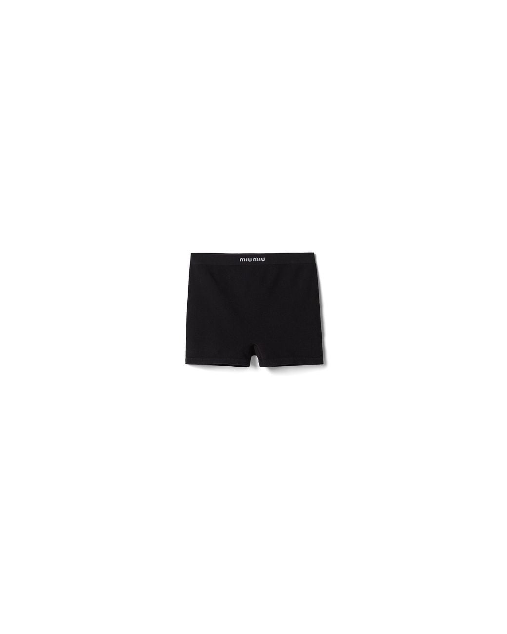 Miu Miu Black Seamless Boxer Shorts