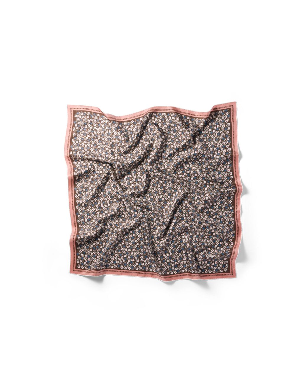 Miu Miu Gray Printed Twill Scarf