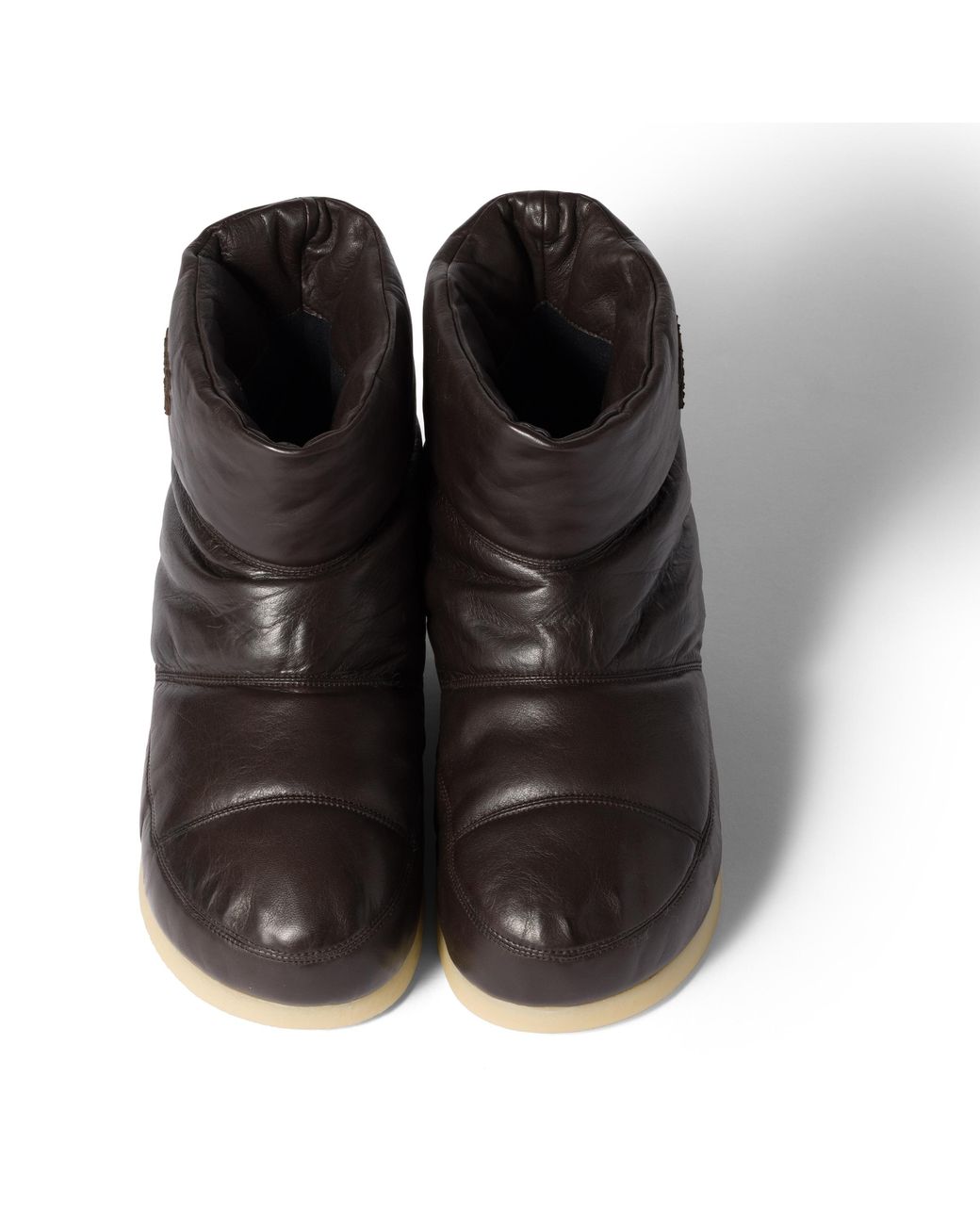 Miu Miu Black Padded Nappa Leather Booties