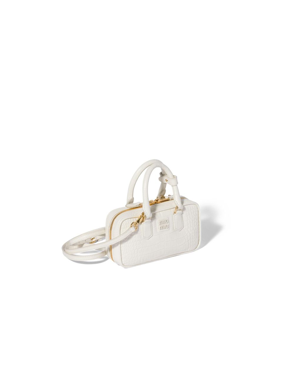 Miu Miu White Mini Arcadie Bag