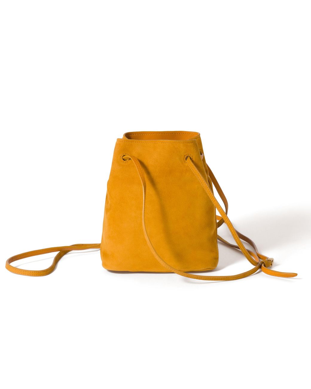 Miu Miu Yellow Suede Pouch