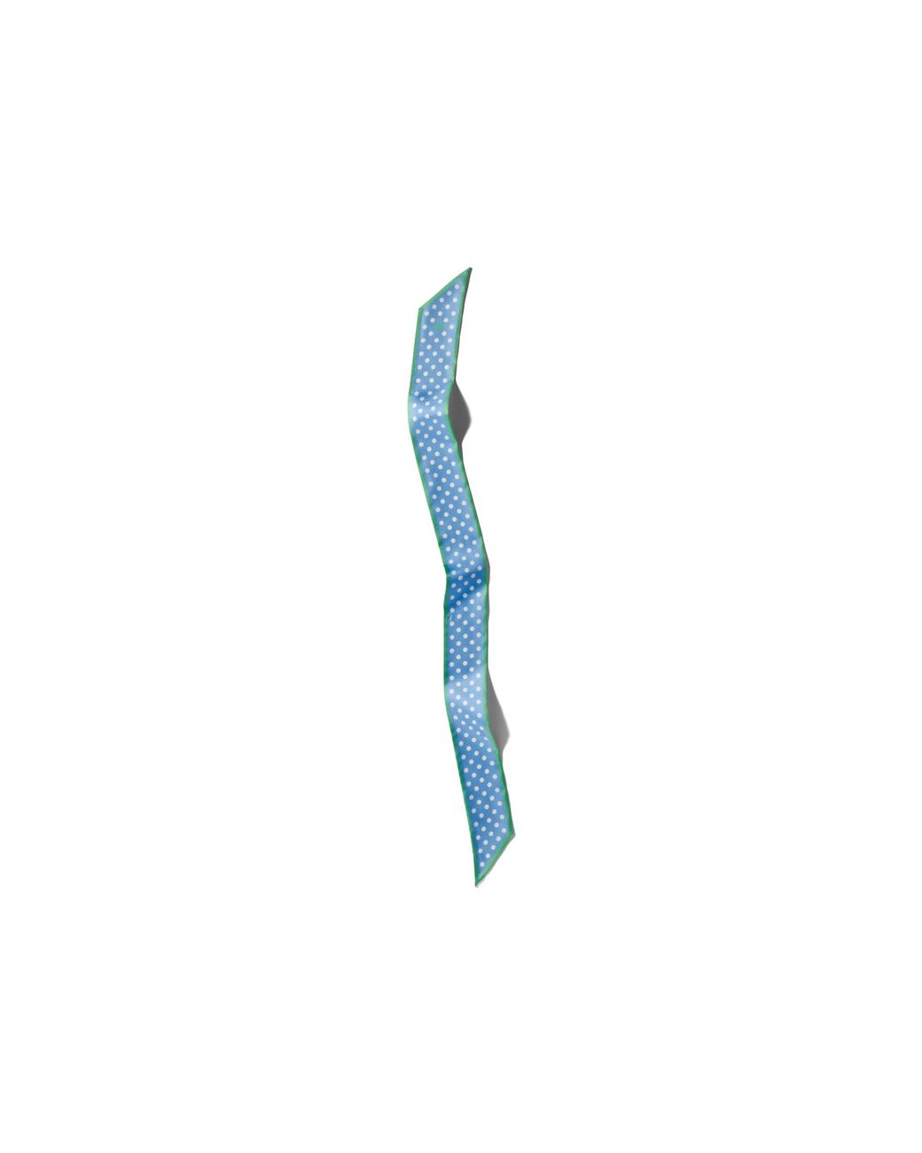 Miu Miu Blue Printed Twill Scarf