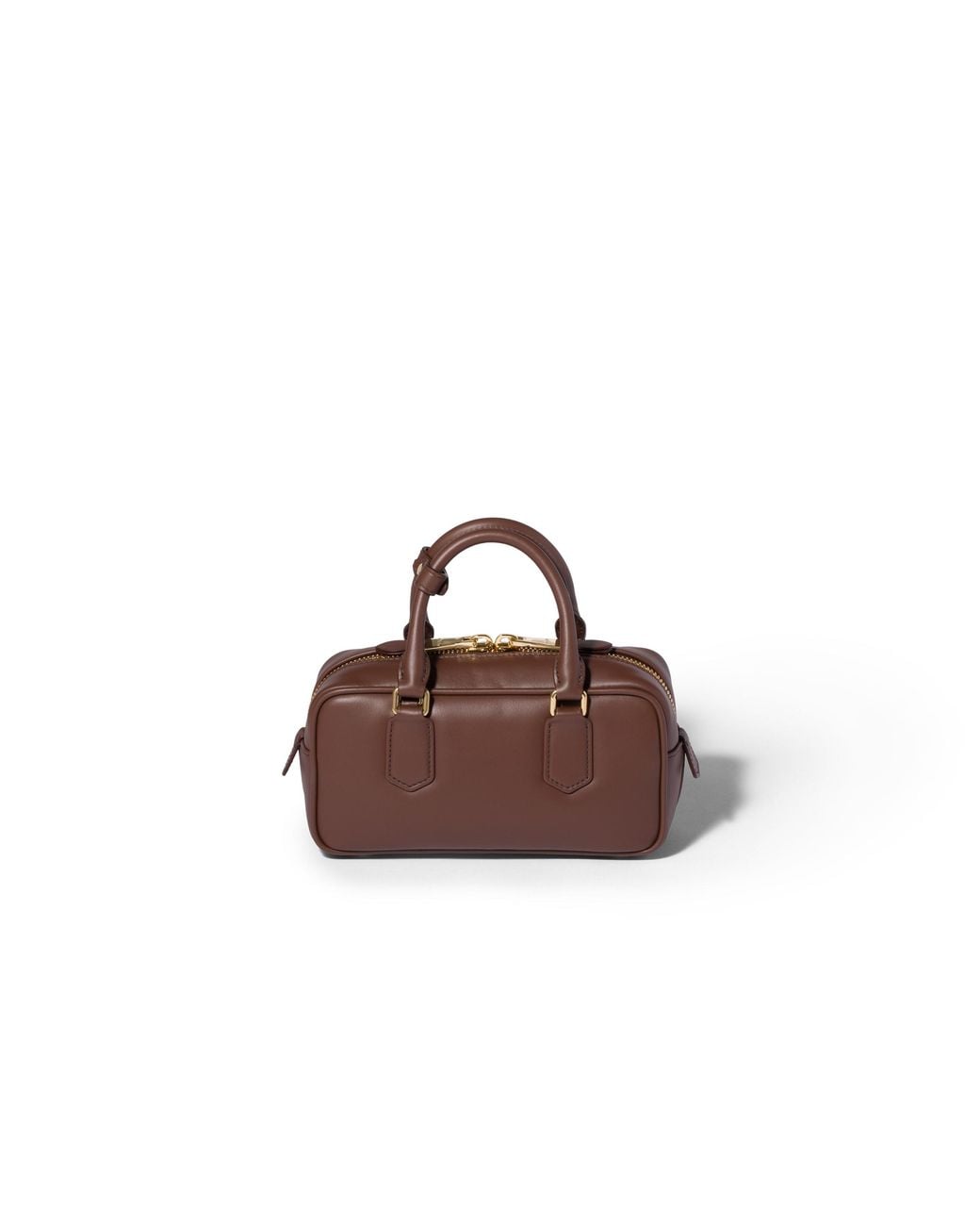 Miu Miu Brown Arcadie Leather Bag