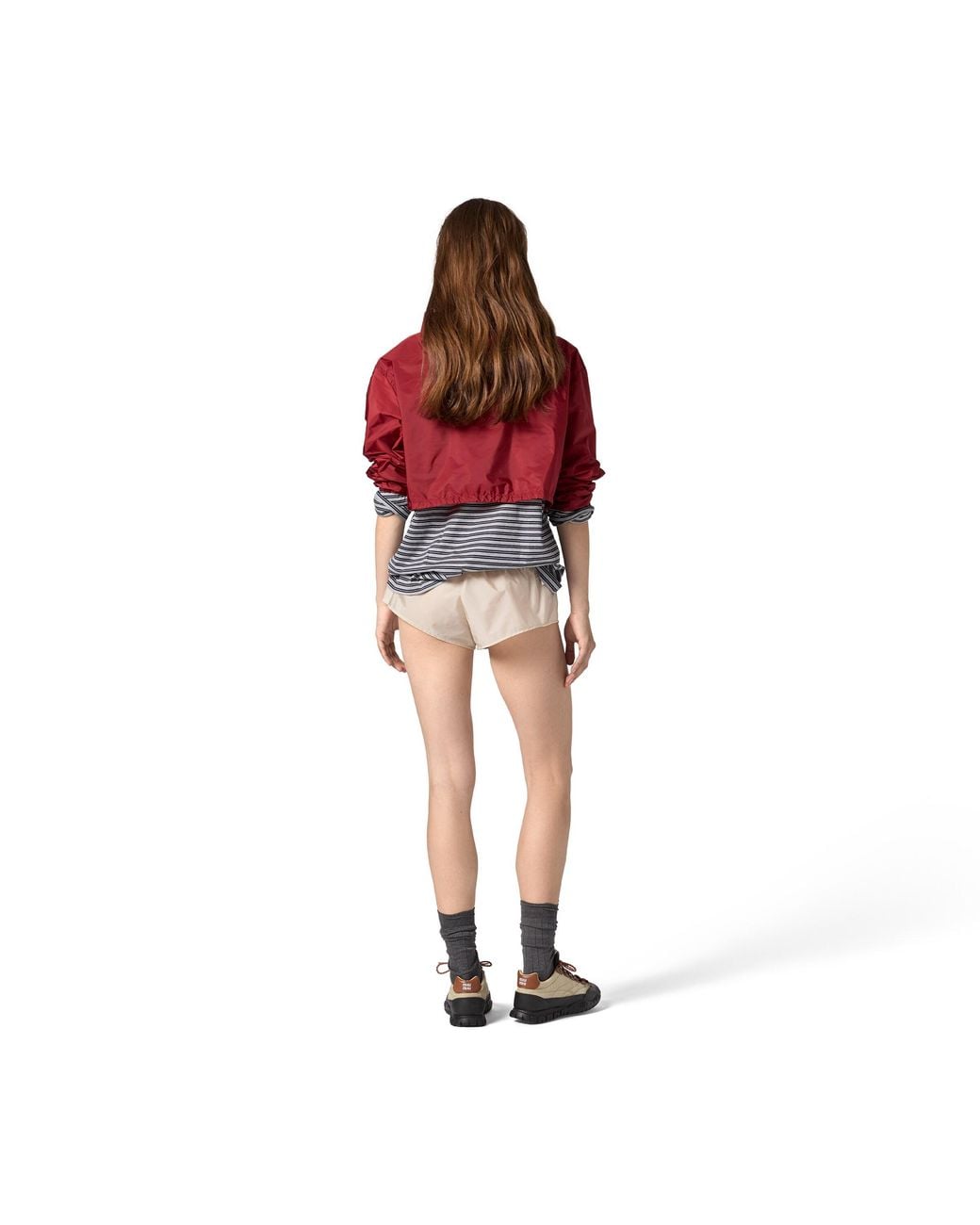 Miu Miu Red Technical Fabric Windbreaker