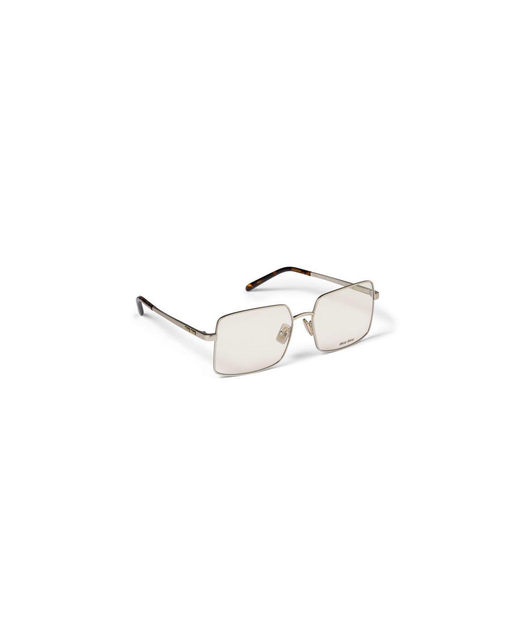 Miu Miu White Runway Sunglasses