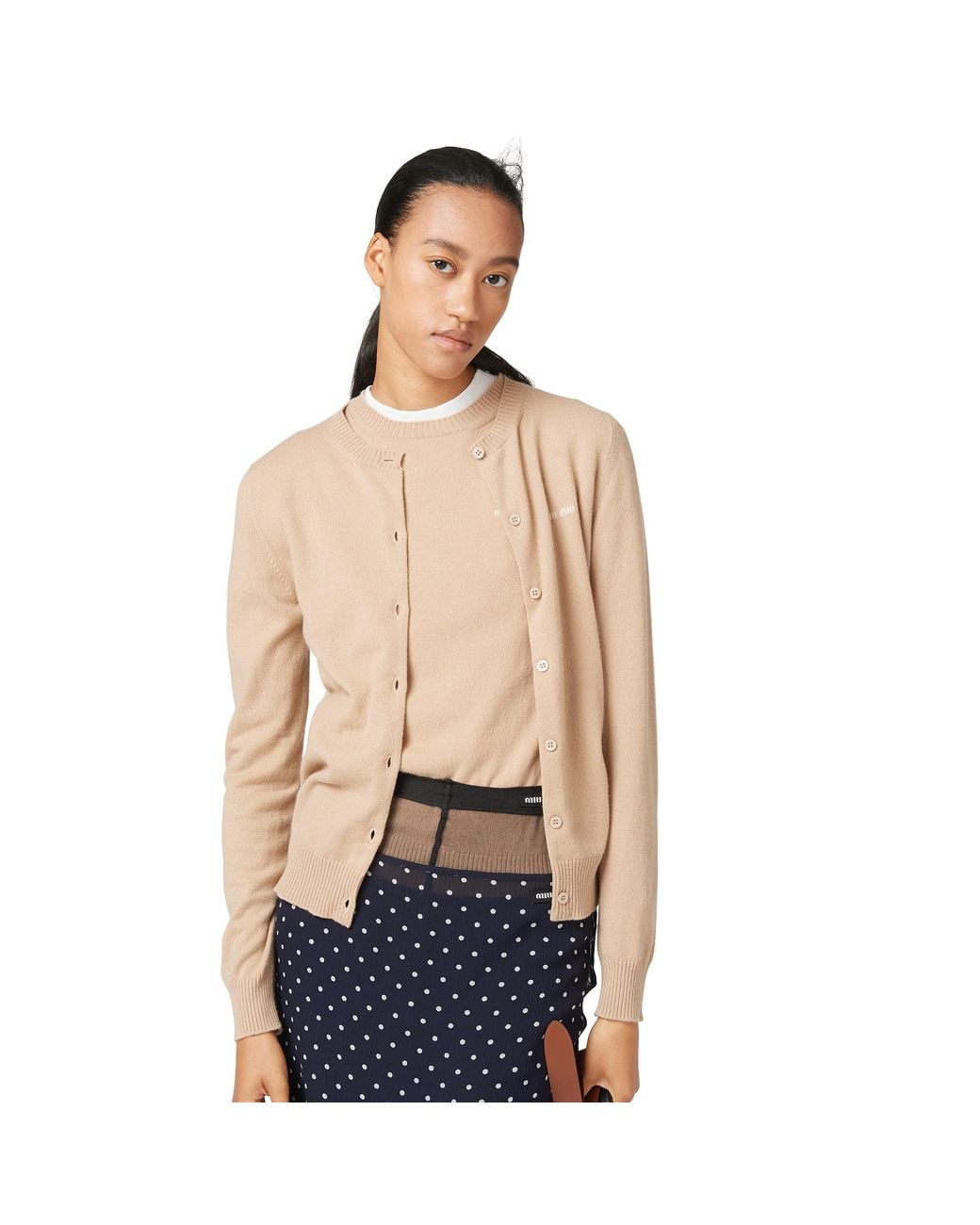 Miu Miu Natural Cashmere Sweater