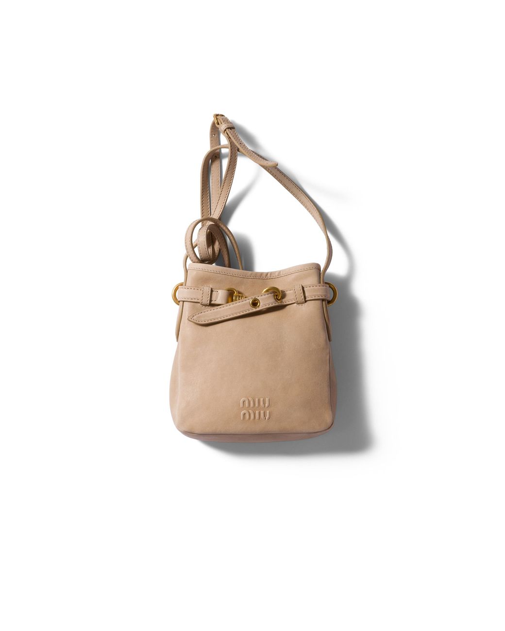 Miu Miu Natural Nappa Leather Pouch