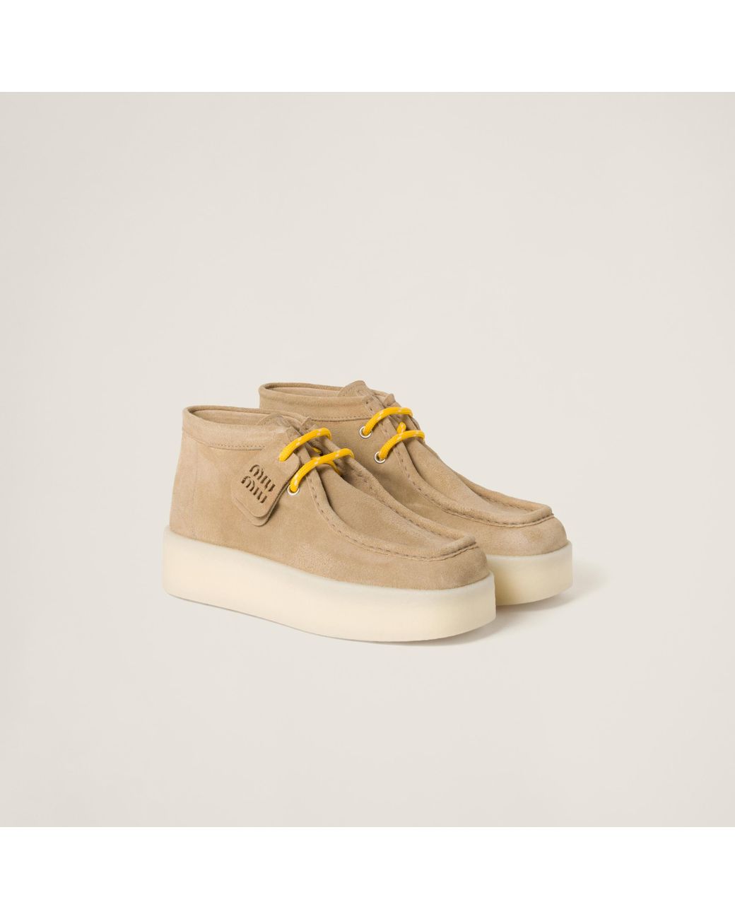 ブーツその他 MIUMIU BEIGE SUEDE BOOTS 47193193-1_2.jpg