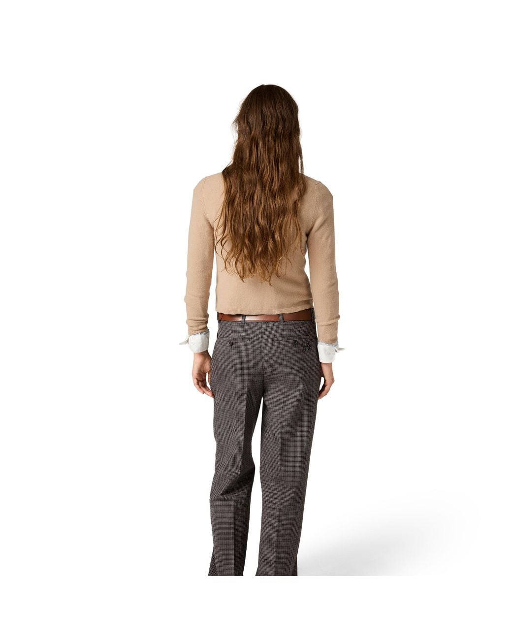 Miu Miu Natural Cashmere Cardigan