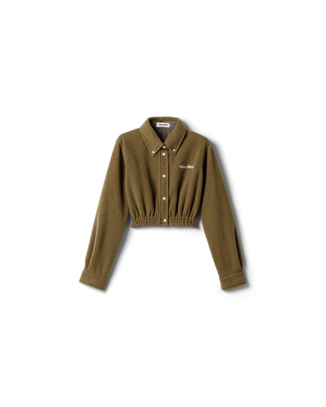 Miu Miu Green Fleece Shirt