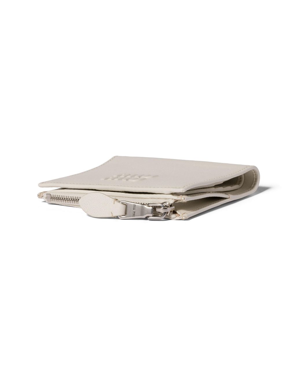 Miu Miu White Small Leather Wallet