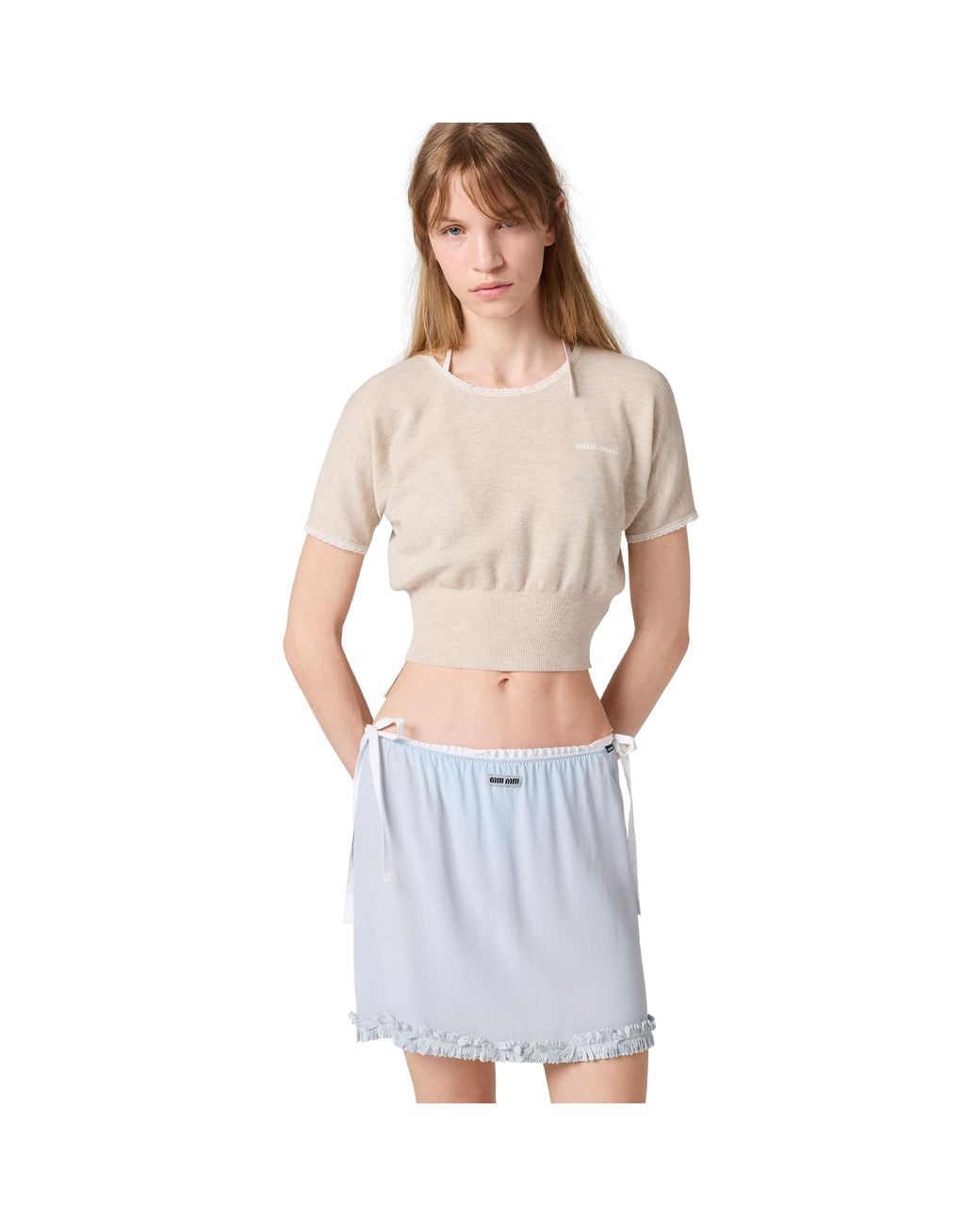 Miu Miu Natural Cashmere Sweater