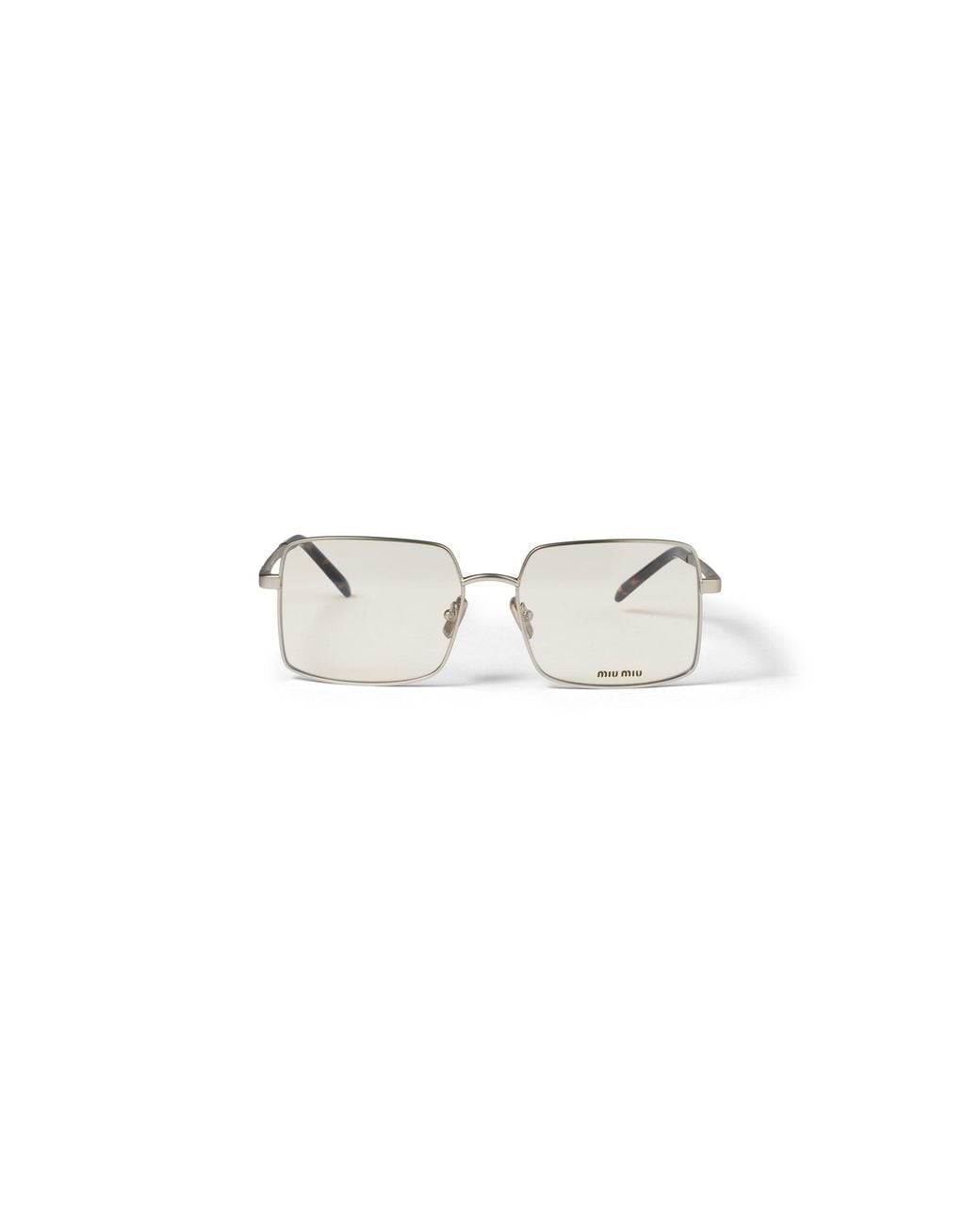 Miu Miu White Runway Sunglasses