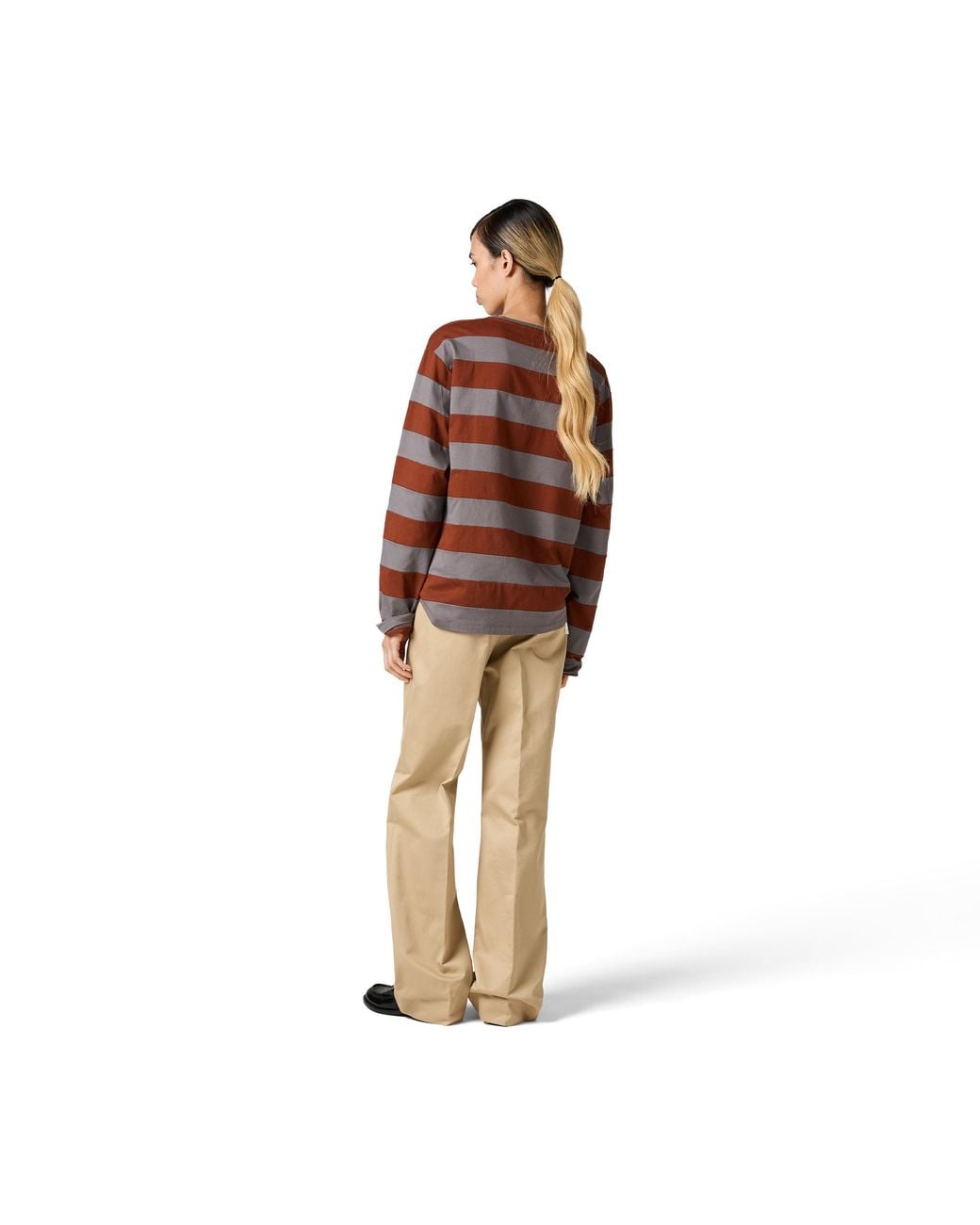 Miu Miu Red Striped Jersey T-Shirt