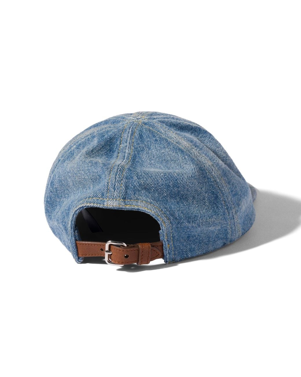 Miu Miu Blue Washed Denim Baseball Cap